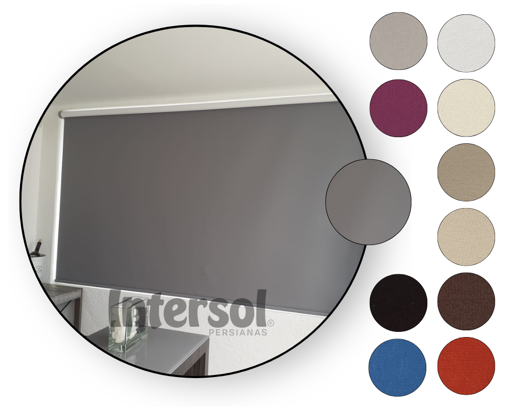 Persianas Enrollable Blackout Persianas Intersol